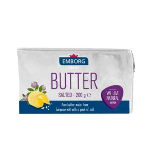 EMBORG SALTED BUTTER 200G