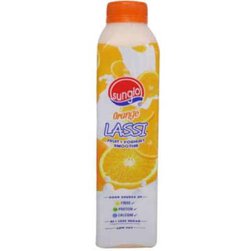 SUNGLO LASSI ORANGE YOGHURT DRINK 700ML