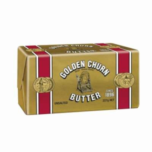 GOLDEN CHURN UNSALTED BUTTER 227G