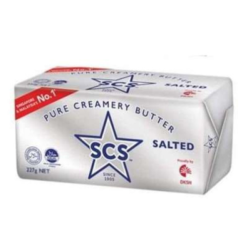 SCS SALTED BUTTER (FOIL) 227G