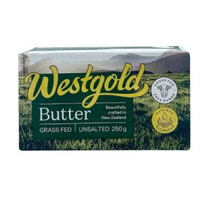 WESTGOLD UNSALTED BUTTER 250G
