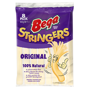 BEGA STRINGERS CHEESE 20G*4 BEGA STRINGERS CHEESE 20G*4