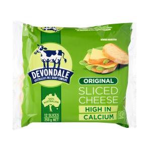 DEVONDALE HI CAL ORIGINAL PRO.CHEESE 250G DEVONDALE HI CAL ORIGINAL PRO.CHEESE 250G