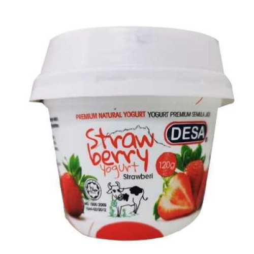 DESA STRAWBERRY YOGURT 120G