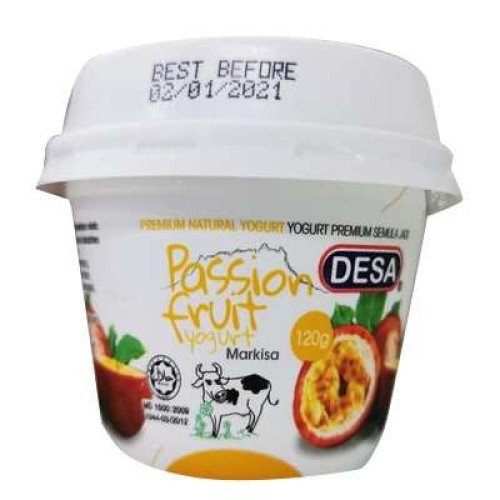 DESA PASSION FRUIT YOGURT 120G