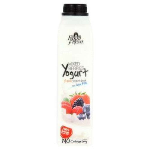 FARM FRESH MIXED BERRIES F.YOGURT DRK 700ML