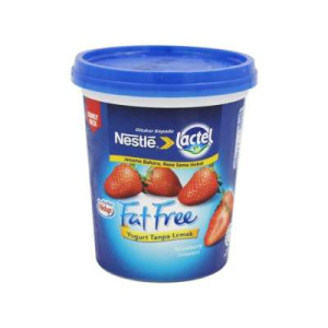 LACTEL FATFREE YOGURT STRAWBERRY 470G LACTEL FATFREE YOGURT STRAWBERRY 470G