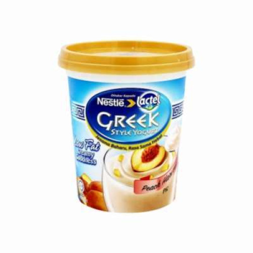 LACTEL GREEK YOGURT PEACH 470G