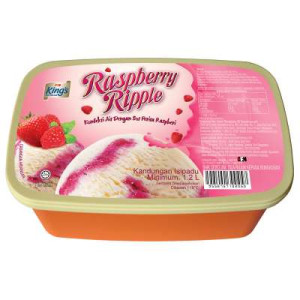 KING'S ICE-CREAM RASBERRY RIPPLE 1.2L
