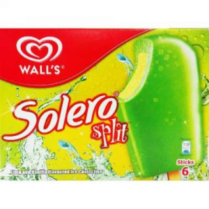 WALL'S PADDLE POP SOLERO SPLIT LIME 64ML