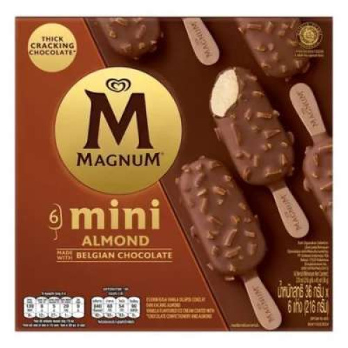 WALL'S MINI MAGNUM ALMOND 6X45ML