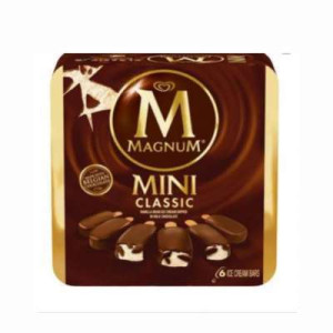 WALL'S MINI MAGNUM CLASSIC 6X45ML WALL'S MINI MAGNUM CLASSIC 6X45ML
