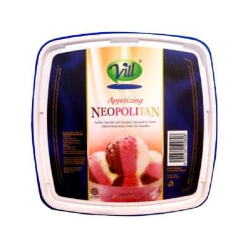 VILL ICE CREAM NEAPOLITAN 1.25L