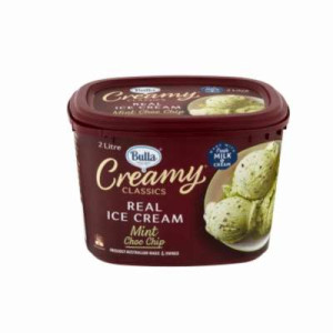 BULLA CREAMY CLASSIC MINT CHO CHIP 2L