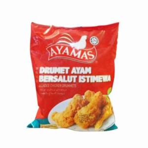 AYAMAS BREADED DRUMMETS 850G AYAMAS BREADED DRUMMETS 850G