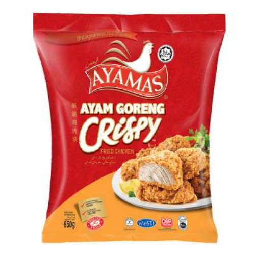 AYAMAS CRISPY FRIED CHICKEN 850G