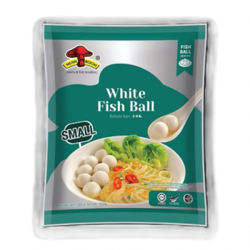 MUSHROOM SMALL WHITE FISH BALL 500G