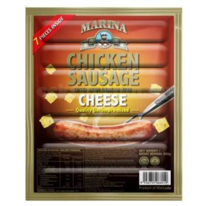 MARINA CHICKEN FRANKFURTER-CHEESE 300G