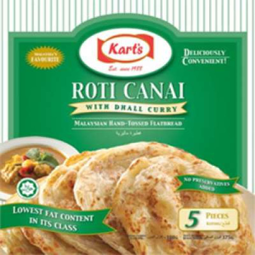 KART'S ROTI CANAI DHALL CURRY 75G*5