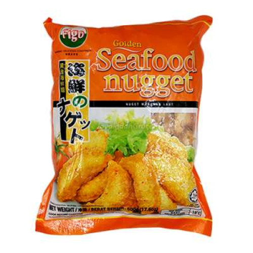 FIGO GOLDEN SEAFOOD NUGGET 500G