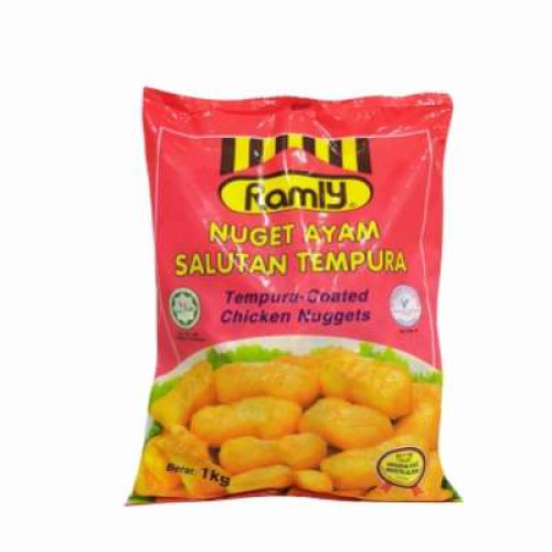 RAMLY TEMPURA COATED CHIC NUGGET 1KG