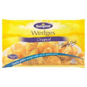 SIMPLOT ORIGINAL WEDGES 750G SIMPLOT ORIGINAL WEDGES 750G