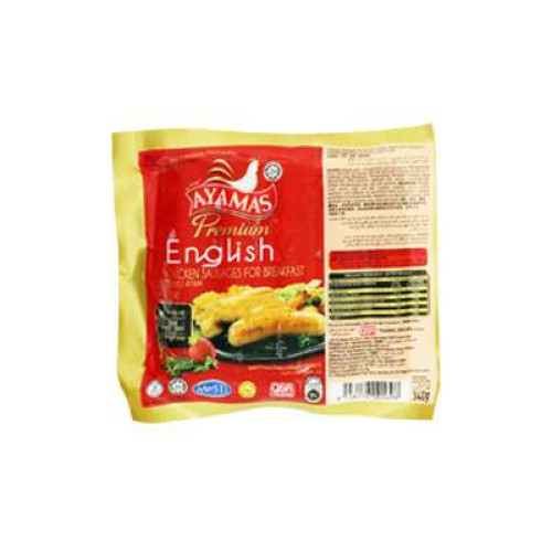 AYAMAS ENGLISH SAUSAGE FOR BREAKFAST 340G