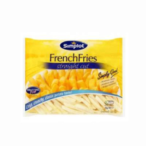 SIMPLOT STRAIGHT CUT FRENCH FRIES 10MM 1KG SIMPLOT STRAIGHT CUT FRENCH FRIES 10MM 1KG
