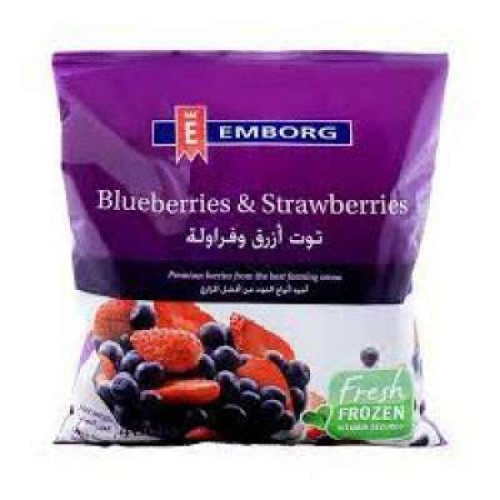 EMBORG BLUEBERRIES & STRAWBERRIES 400G