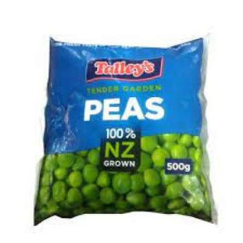 TALLEY'S FROZEN GREEN PEAS 500G