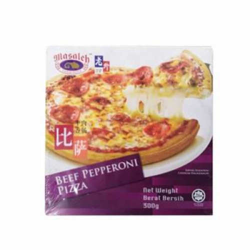 MASALEH BEEF PEPPERONI PIZZA 300G