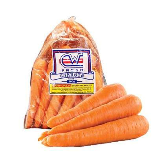 AUST PRE-PACK CARROT 500G