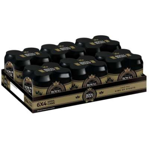 ROYAL STOUT CAN 320ML*24