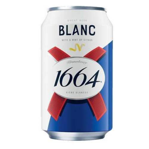 KRONENBOURG 1664 BLANC CAN 320ML