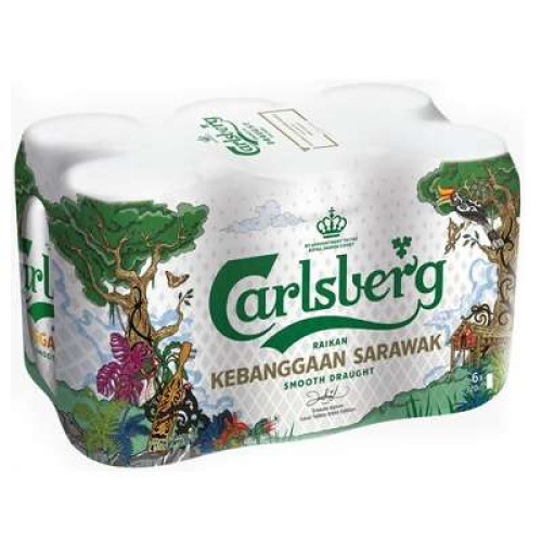 CARLSBERG SMOOTH DRAUGHT CAN 320ML*6