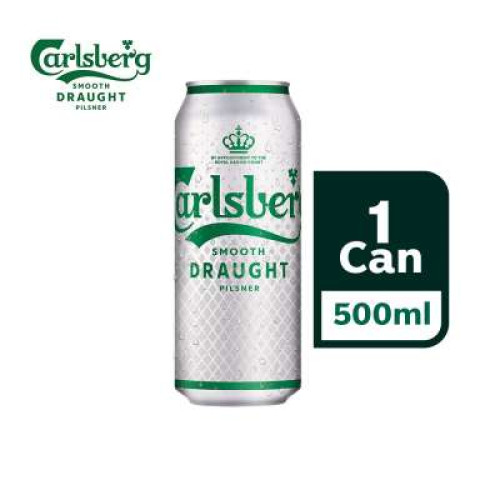 CARLSBERG SMOOTH DRAUGHT 500ML