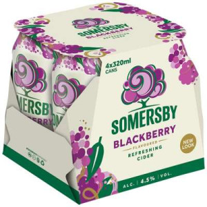 SOMERSBY BLACKBERRY 320MLX4'S
