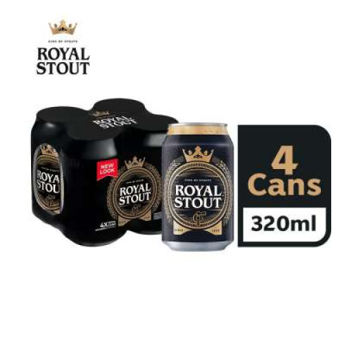 ROYAL STOUT CAN 320ML*4