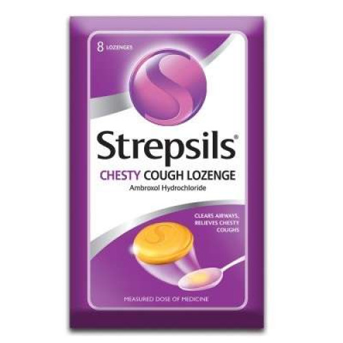 STREPSILS CHESTY COUGH P.P.WC 8S