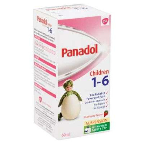 PANADOL SUSPENSION 1-6 YR 60ML