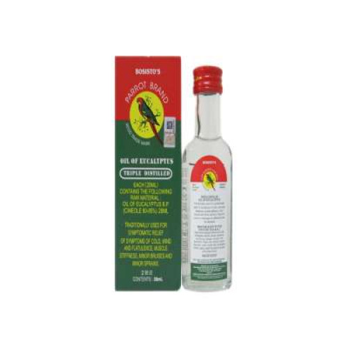 BOSISTO'S PARROT BRAND OIL OF EUCALYPTUS 28ML