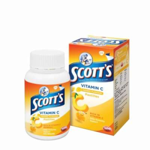 SCOTT'S VIT C PASTIL ORANGE 50'S