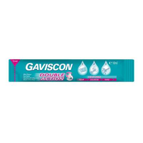 GAVISCON DOUBLE ACTION SACHET 10ML