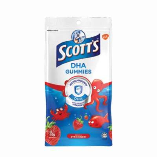 SCOTT'S DHA GUMMIES STRAWBERRY 45G