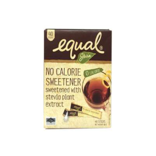 EQUAL STEVIA STICKS 40'S