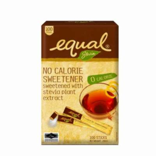 EQUAL STEVIA STICKS 100'S