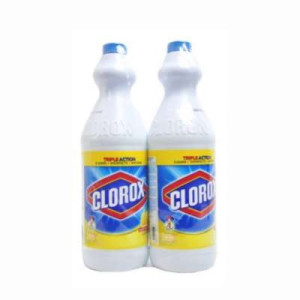 CLOROX LIQ BLEACH LEMON T/P 1L*2