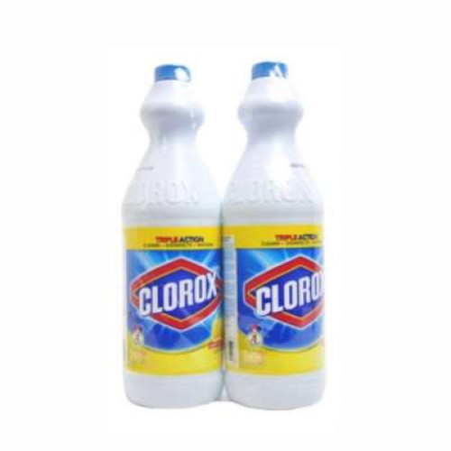 CLOROX LIQ BLEACH LEMON T/P 1L*2