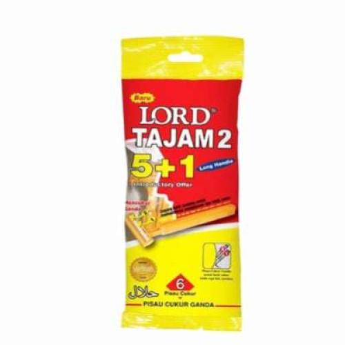 LORD TAJAM 2 PLUS DISP RAZOR(POLYBAG) 6S