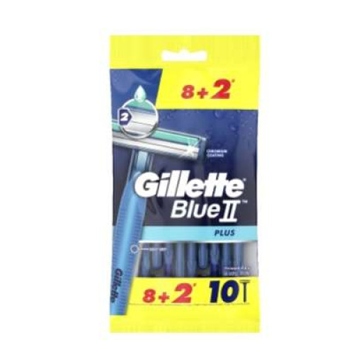 GILLETTE BLUE II PLUS DISP.10 SENSITIVE 6S